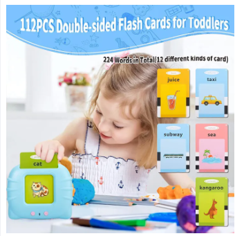 Talking flash cards Preschool learning toy