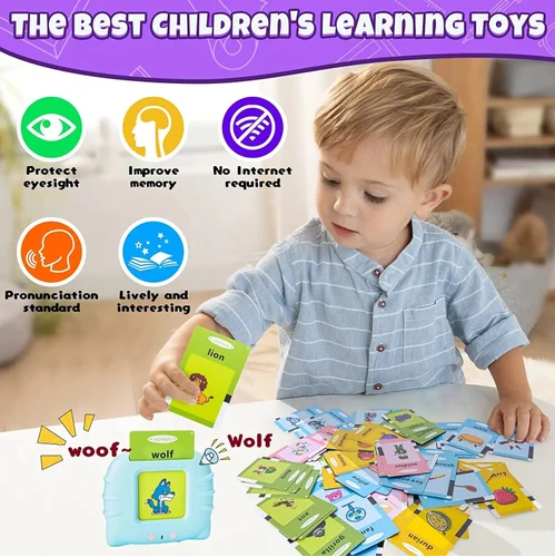 Talking flash cards Preschool learning toy